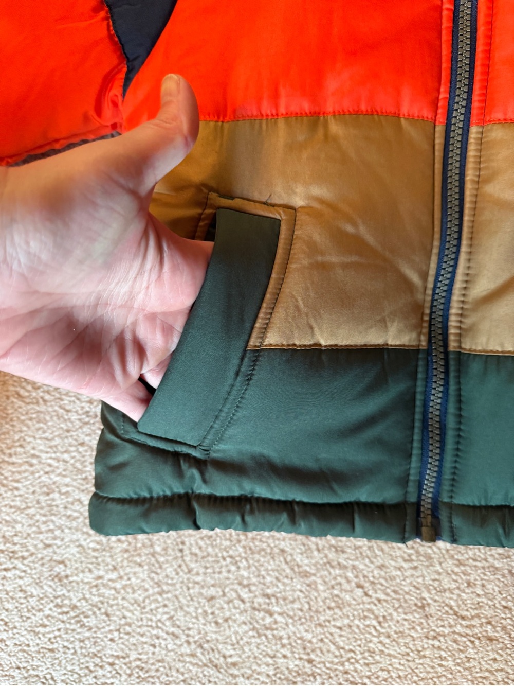 OshKosh B’Gosh Colorblock Kids Coat s/4 - Picture 7 of 7